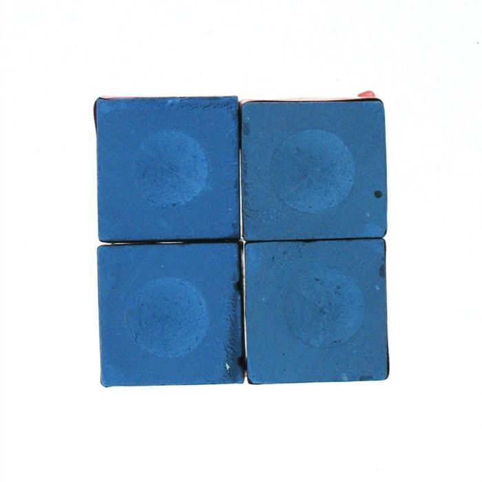 RENE PIERRE Coque de 4 craies bleues billard