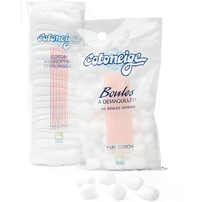 3X (320pcs Coussins De Coton Rectangulaire Blancs De Demaquillant A