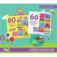 CD COMPTINES - ENFANTS 60 PREMIERES COMPTINES & 60 BERCEUSES ET MUSIQUES CD COMPTINES - ENFANTS 60 PREMIERES COMPTINES & 60 BERCEUSES ET MUSIQUES