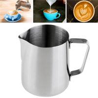 MOUSSEUR À LAIT VORCOOL 350ml en acier inoxydable Frothing Pitcher MOUSSEUR À LAIT VORCOOL 350ml en acier inoxydable Frothing Pitcher