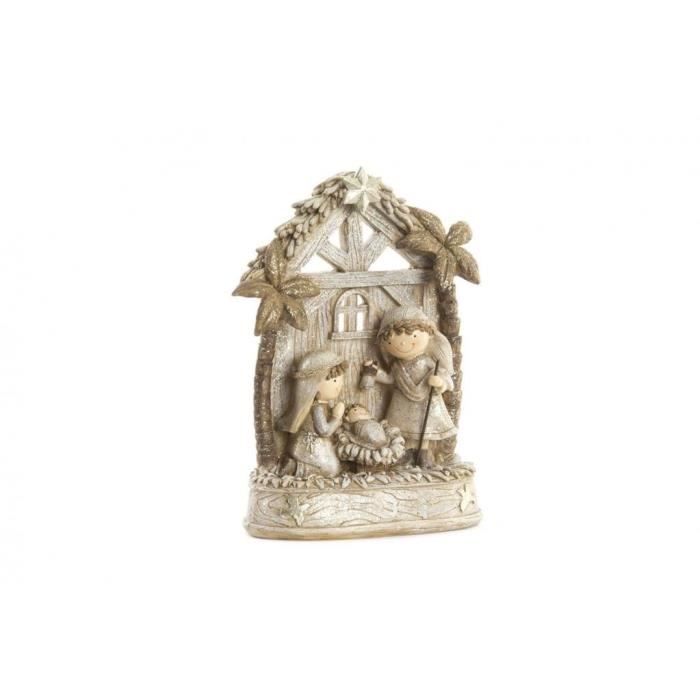 Santons portail en résine 14,5 x6x19cm