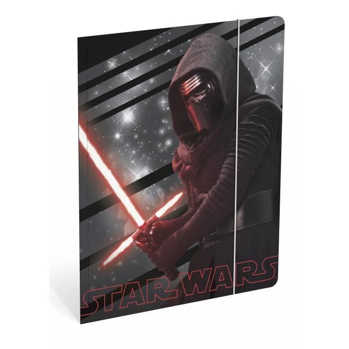 STAR WARS TWEENS SD Chemise à élastique A4 en carton - Kylo ren