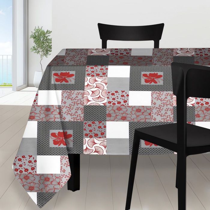 SOLEIL D'OCRE Nappe anti-tâches Fidji - 140 x 300 cm