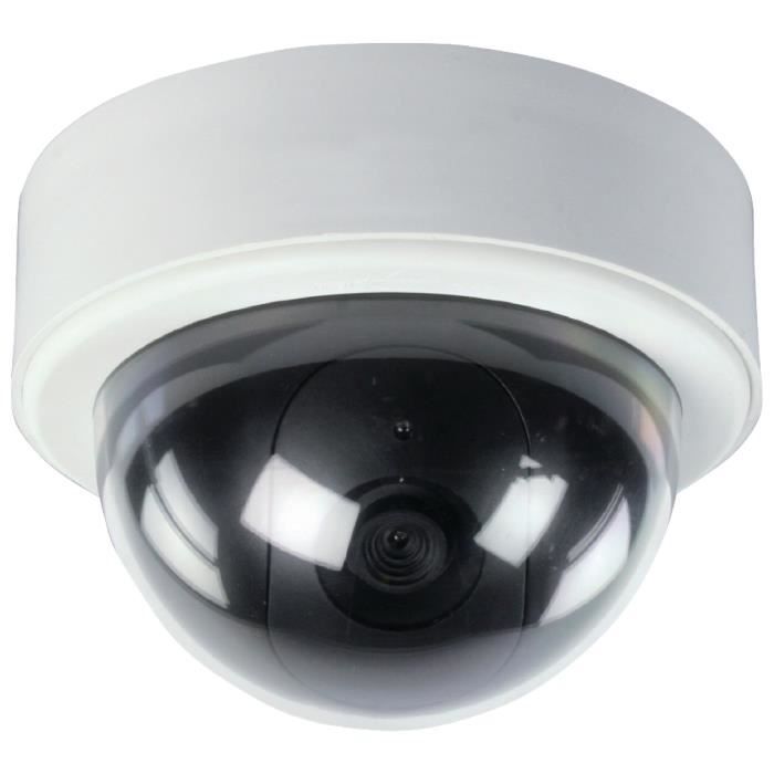 KONIG Caméra de surveillance factice dôme IP60 blanc et noir Achat