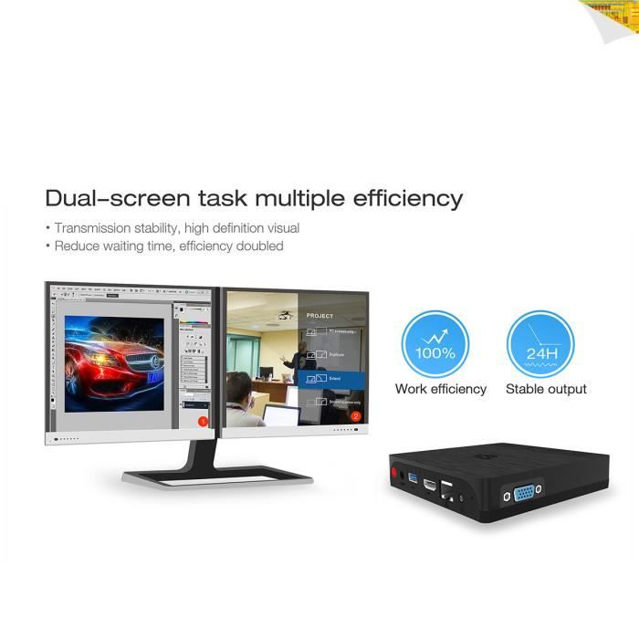 Mini PC Intel Atom BT3 PRO Ordinateur Atom x5-z83502