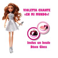 POUPÉE VIOLETTA Poupée Music Passion+Collier gloss Disco POUPÉE VIOLETTA Poupée Music Passion+Collier gloss Disco