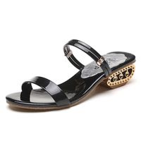 TONG Minetom Femmes Été Talon épais Sandales Chaussons TONG Minetom Femmes Été Talon épais Sandales Chaussons