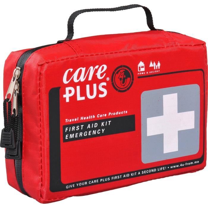 CAREPLUS Kit de secours trousse Urgence premier soins - Rouge