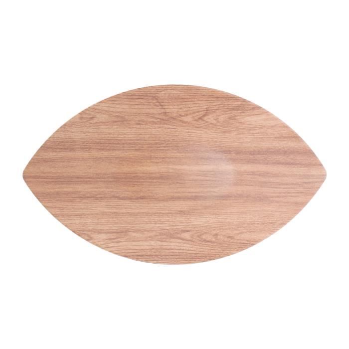 AERTS Plat pour buffet - 44,5 x 25 x 3 cm - Forme feuille