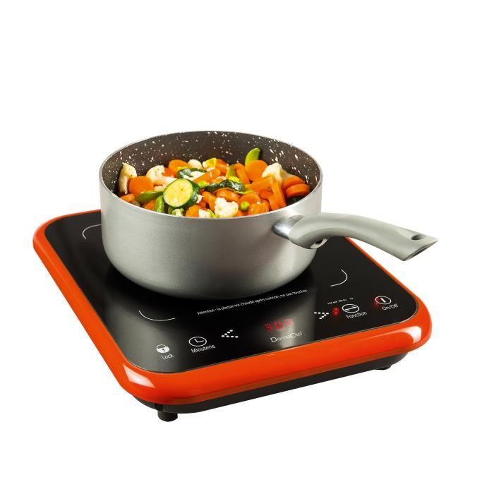 DOMOCLIP DOC120 Plaque de cuisson posable à induction - Rouge