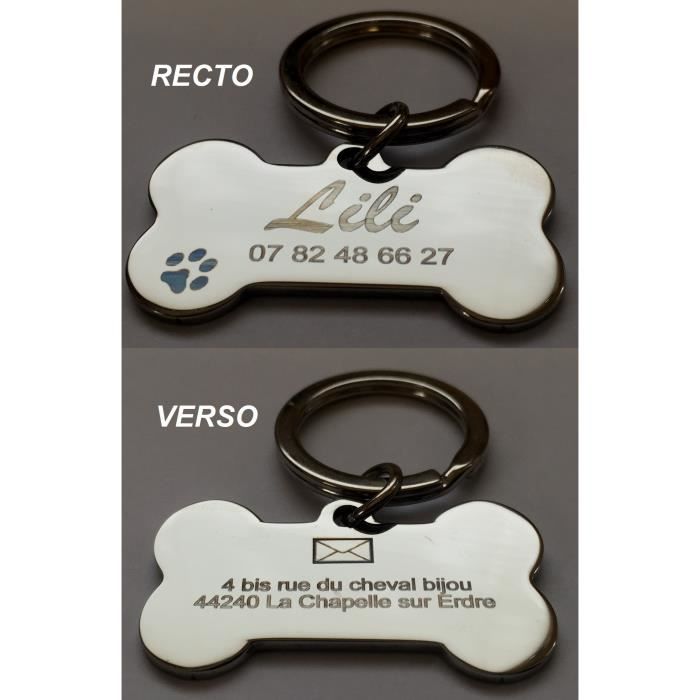  M daille  pour  chien  gravure personnalis e Achat 