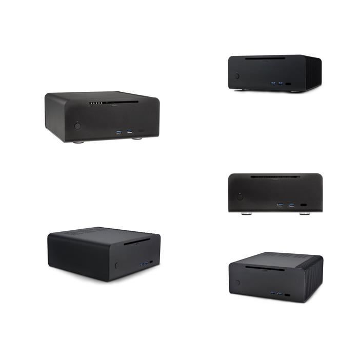 Mini-PC passif, Intel i7, 500 Go SSD, 1 To HDD,2