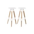 Lot 2 Bar Skiv Hauts Achat Blanc Tabouret De Tabourets Vente reoExBCQWd