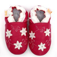 CHAUSSON - PANTOUFLE Broder doux bambin Chaussons Bébé en Cuir Doux CHAUSSON - PANTOUFLE Broder doux bambin Chaussons Bébé en Cuir Doux