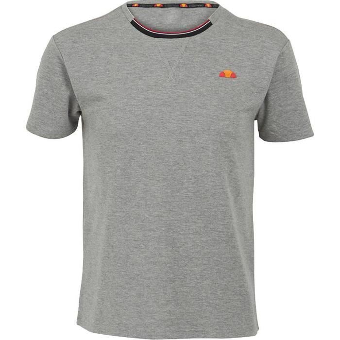 ELLESSE T-shirt Emilien Corpo - Manches Courtes - Homme - Gris chiné
