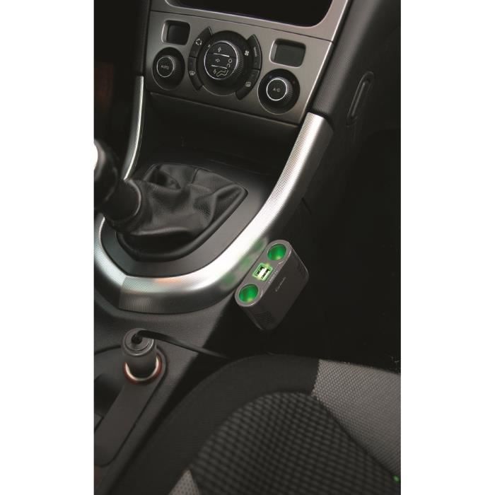 Multiprise Allume-cigare 2x12V+2xUSB