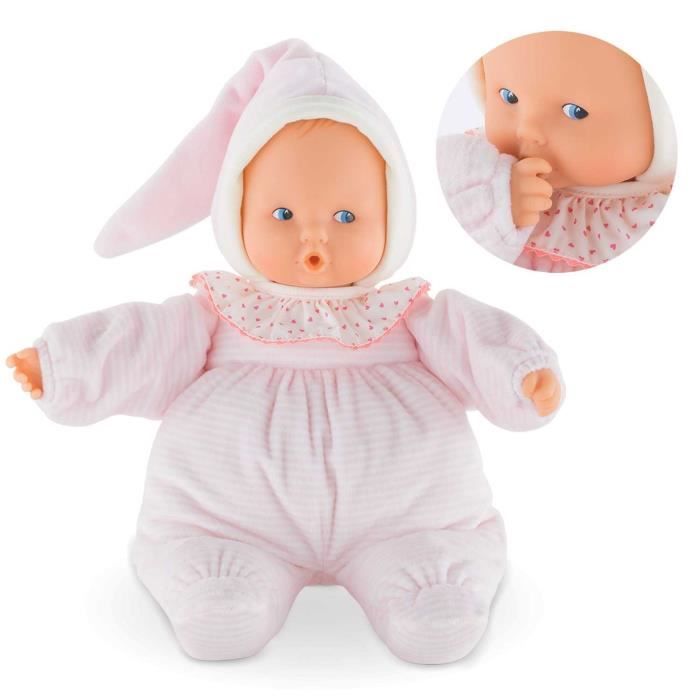 COROLLE Babi Corolle - Doudou Babipouce Rayé Rose