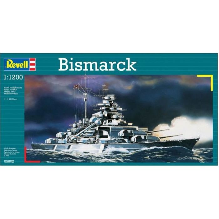 REVELL Model Set Bismarck Maquette
