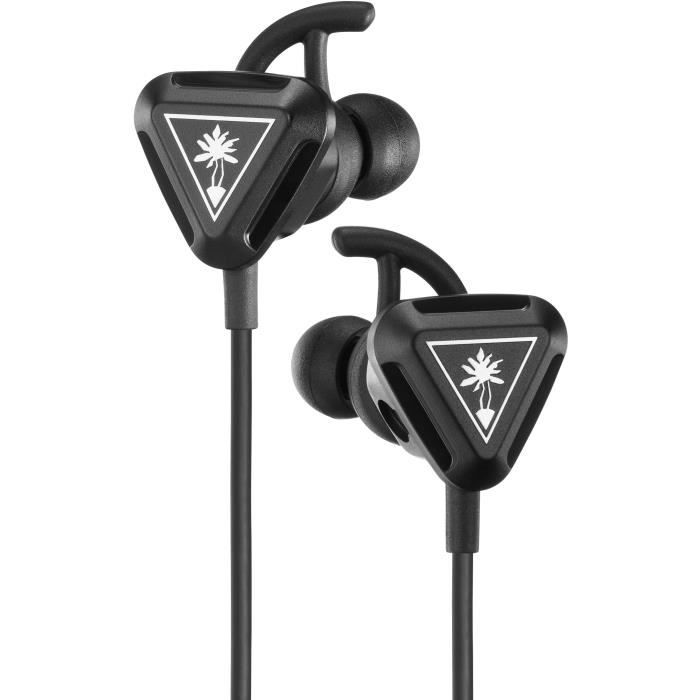 TURTLE BEACH Ecouteurs gamer intra-auriculaires Battle Buds Noir (compatibles Nintendo Switch, Xbox one, PS4, PS4 Pro) - TBS-4002-02