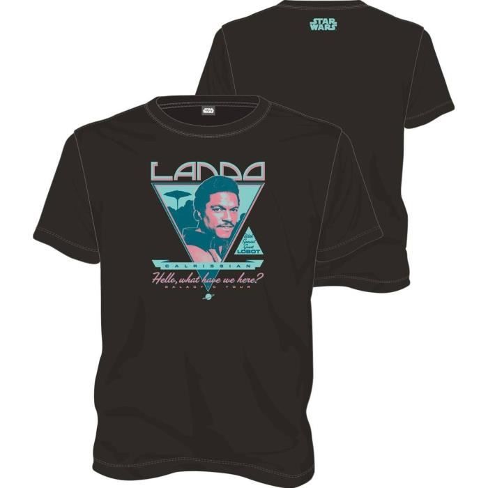 T-shirt Star Wars Lando Rock Poster - Homme Noir