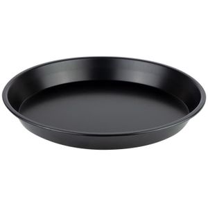 Relaxdays 10020494 Plaques de cuisson pizza rondes avec perforations diam/ètre int/érieur 29 cm lot de 4 rev/êtement antiadh/ésif anthracite