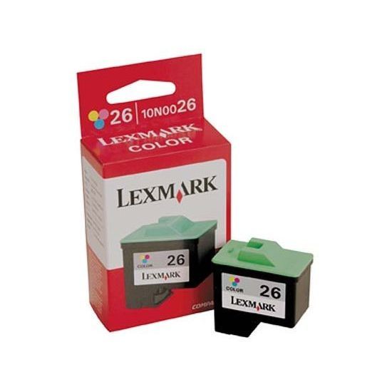 26   Achat / Vente CARTOUCHE IMPRIMANTE Lexmark 26   1 x J, C, M