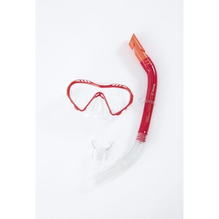 BESTWAY Ensemble Masque Clear Sea + Tuba Junior - 2 couleurs assorties