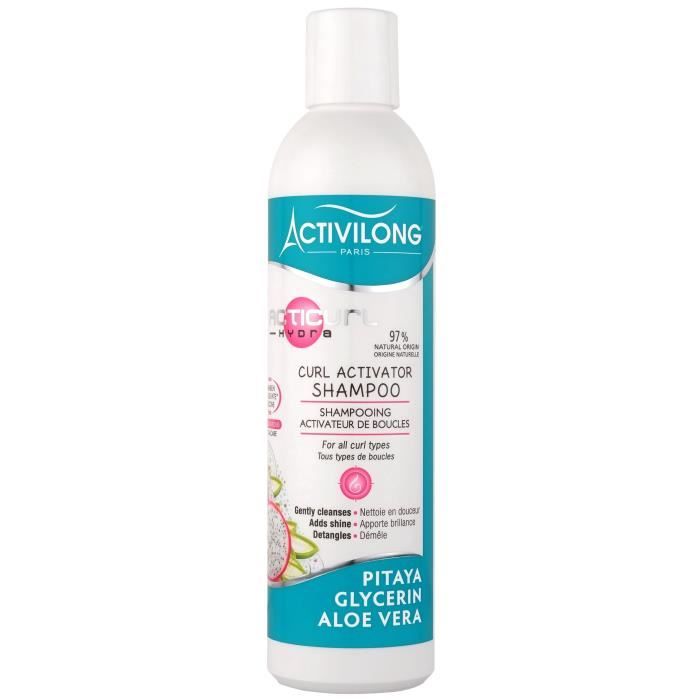 ACTIVILONG Shampooing activateur de boucles Acticurl Hydra - Pitaya, glycerine et al vera - 250 ml