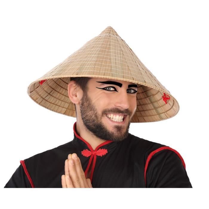 ATOSA Chapeau de paille oriental - Beige