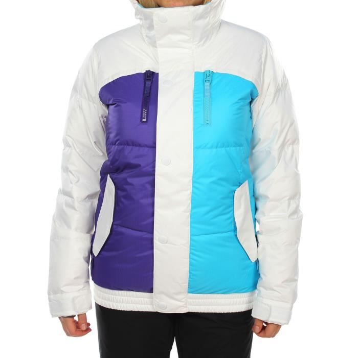 BURTON Veste Dandridge down bright - Femme - Blanc