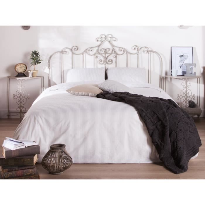 tete de lit fer - achat / vente tete de lit fer pas cher - cdiscount