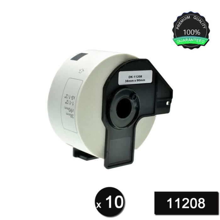 1 Pc Rouleau de dk11201 dk11201 compatible Brother étiquettes d/'adresse 29 mm x 90