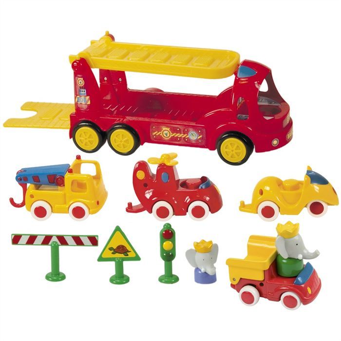 Babar Coffret De Transport 28 cm + 2 figurines   Achat / Vente