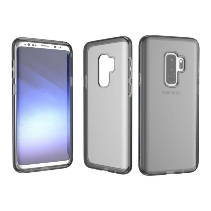Coque Samsung Galaxy S9 plus coque silicone antichoc armor avec noir la fente de carte magnetic arrière cas Coque Samsung Galaxy S9 plus coque silicone antichoc armor avec noir la fente de carte magnetic arrière cas