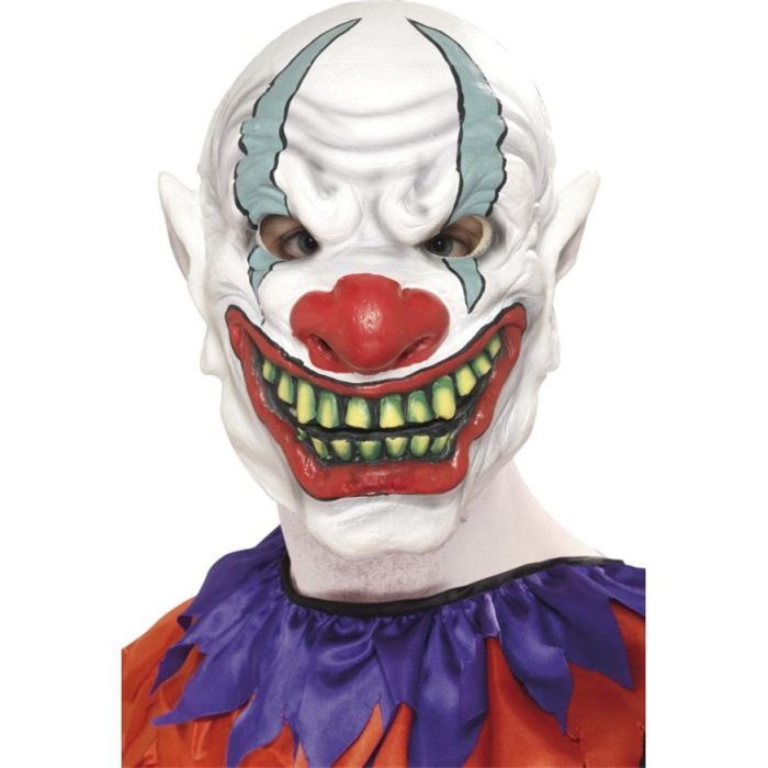 Masque Clown Mechant - Achat / Vente masque - decor visage Masque Clown ...