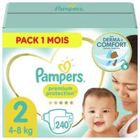 COUCHE PAMPERS New Baby Taille 2 - 4 à 8kg - 240 couches COUCHE PAMPERS New Baby Taille 2 - 4 à 8kg - 240 couches
