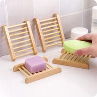 DISTRIBUTEUR DE SAVON 5PCS Support Porte-Savon En naturel bois Egoutter DISTRIBUTEUR DE SAVON 5PCS Support Porte-Savon En naturel bois Egoutter