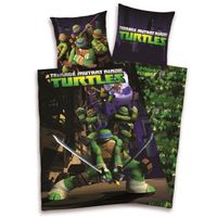PARURE DE COUETTE Parure de couette Tortues Ninja 100% coton - 1 hou PARURE DE COUETTE Parure de couette Tortues Ninja 100% coton - 1 hou