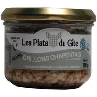 PATÉ - TERRINE LES PLATS DU GITE Grillons Charentais - 180 g PATÉ - TERRINE LES PLATS DU GITE Grillons Charentais - 180 g