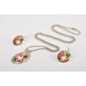 Bijoux Parure De Fait Boucles Fantaisie Main D'oreilles yvNwnm80O