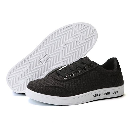 Skateshoes homme - Semelle souple Classique chaussures homme HZ-XZ1006 Noir Noir - Achat / Vente skateshoes Skateshoes homme - Semelle souple Classique chaussures homme HZ-XZ1006 Noir Noir - Achat / Vente skateshoes