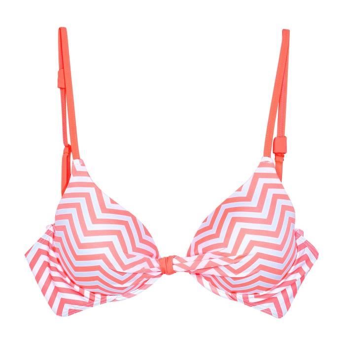 UP2GLIDE Haut de maillot de bain Emily - Femme - Rouge corail