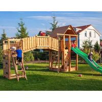 TOBOGGAN Aire de jeux Rainbow Fortress Tip TOBOGGAN Aire de jeux Rainbow Fortress Tip