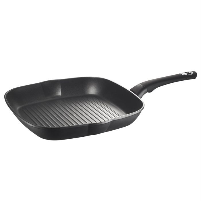 BIALETTI Grill RONDINE 28 cm ligne grise inducti   Achat / Vente