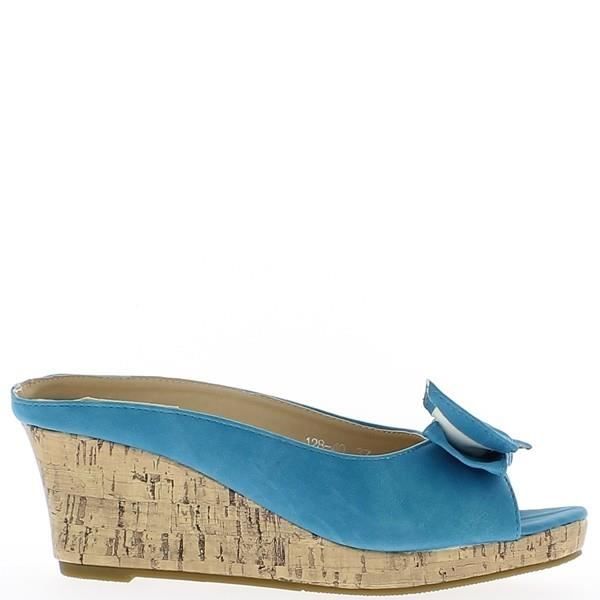 Mules Bleu Compensé Vente À Achat Mule Bleues Talon De wwpqTzBg