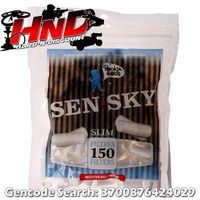 BOÎTE - BLAGUE À TABAC Filtres Sensky 6mm en acétate - Paquet de 150 filt BOÎTE - BLAGUE À TABAC Filtres Sensky 6mm en acétate - Paquet de 150 filt