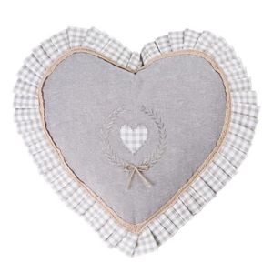 DEKOANDCO Coussin c?ur Catherinette - 30cm