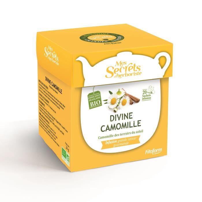 FITOFORM Mes Secrets d'Herboriste Infusion Divine Camomille Bio - 20 sachets