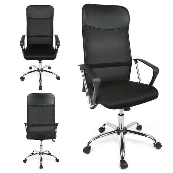 Chaise Hauteur Fauteuil Ordinateur Pour Goddess Réglablenoir Pivotante De Bureau wNm8n0