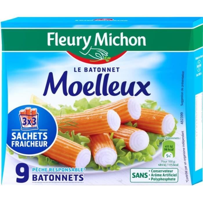 Fleury Michon surimi goût crabe 144g Achat / Vente surimis surimi goût